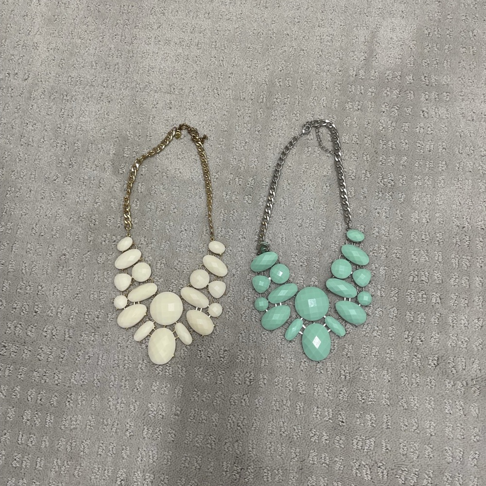 Two fashion necklaces